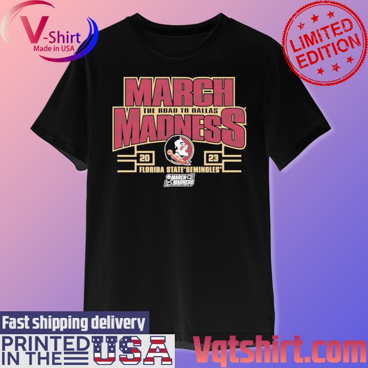 Official Florida State Seminoles 2023 NCAA Women's Basketball Tournament March Madness T-Shirt