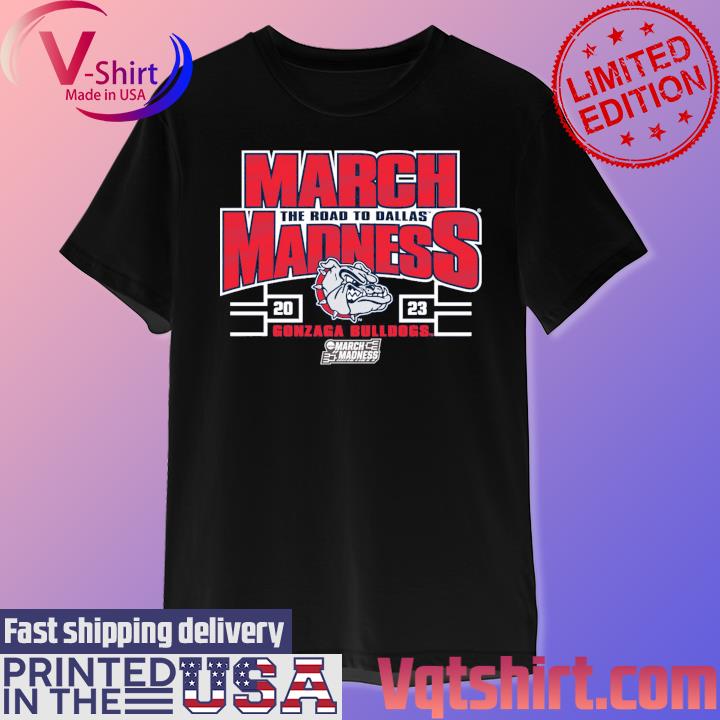 Official Gonzaga Bulldogs 2023 NCAA Women's Basketball Tournament March Madness T-Shirt