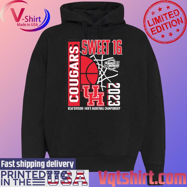 Houston Cougars 2023 Ncaa Men's Basketball Tournament March Madness Sweet  16 T-shirt