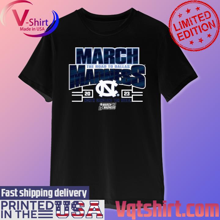 Official North Carolina Tar Heels 2023 NCAA Women's Basketball Tournament March Madness T-Shirt