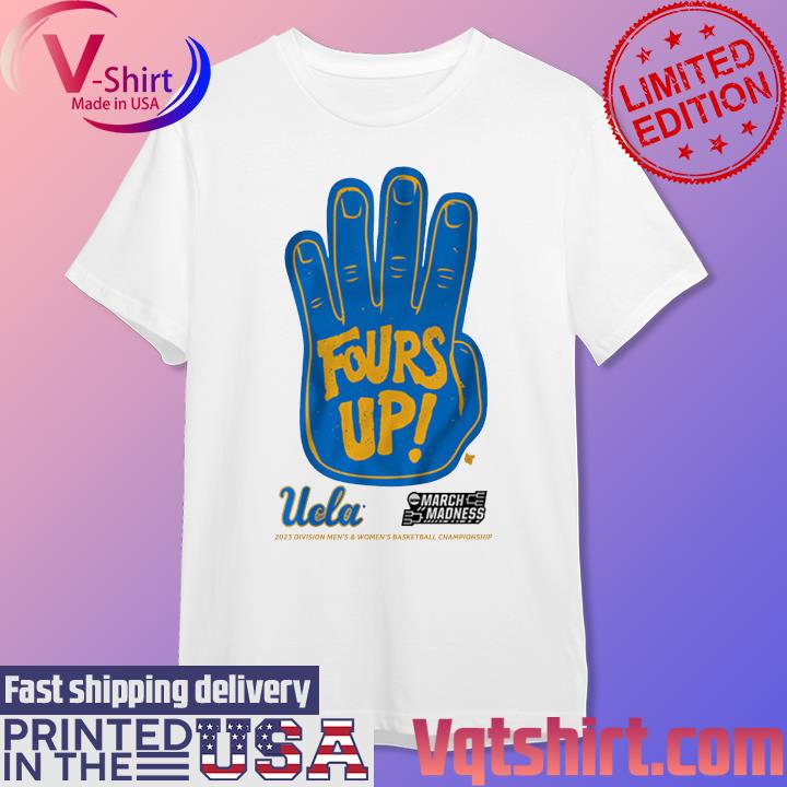Official UCLA Basketball 4s Up NCAA Shirt