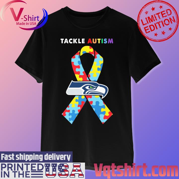 Seattle Seahawks Tackle Autism Breast Cancer shirt, hoodie, sweater, long  sleeve and tank top