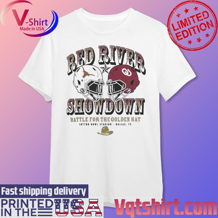 Official NFL Shop Texas Longhorns Vs. Oklahoma Sooners Champion 2022 Red  River Showdown shirt, hoodie, sweater, long sleeve and tank top