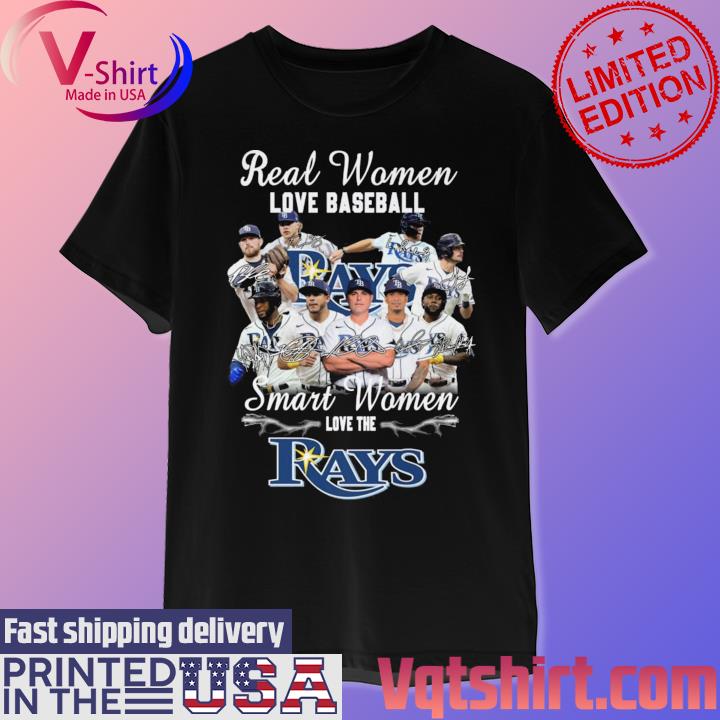 Real Women Love Baseball Smart Women Love The Kansas City Royals Hot T-Shirt