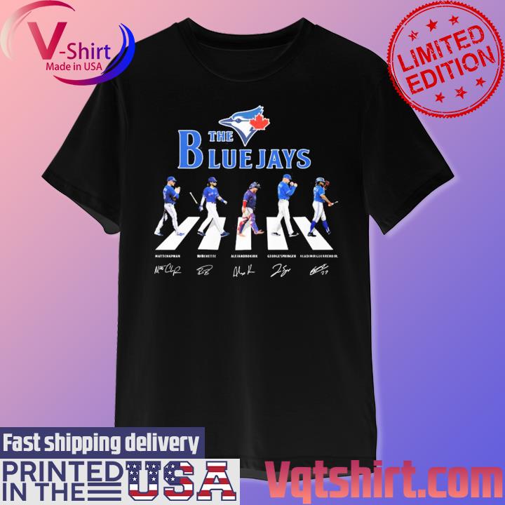 The Blue Jays abbey road bo bichette alejandro kirk signatures 2023 shirt,  hoodie, longsleeve tee, sweater