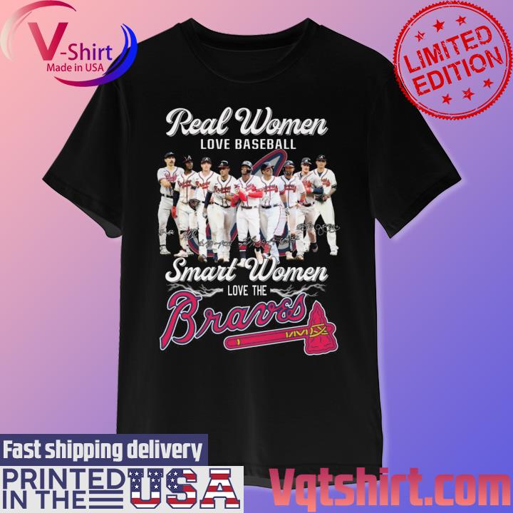 Atlanta Braves Baseball Members Signatures T-Shirt - TeeNavi