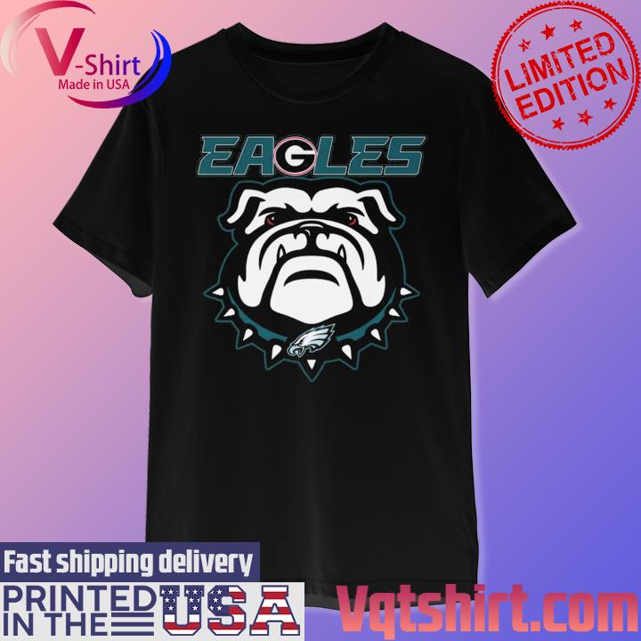 Philadelphia bulldogs Georgia Eagles logo 2023 funny T-shirt