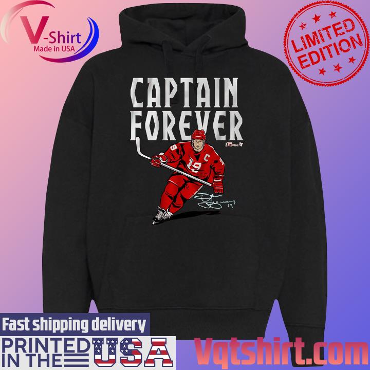 Steve yzerman captain forever shirt, hoodie, sweater, long sleeve