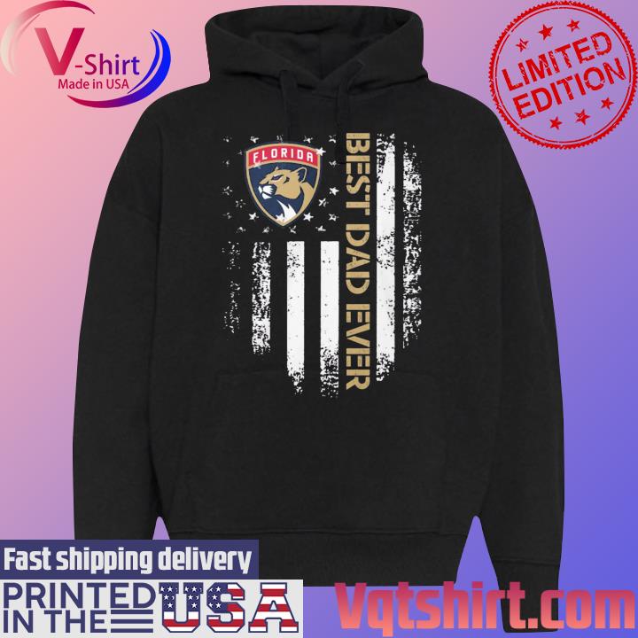 Teechalla - Florida Panthers Best Dad Ever American Flag shirt -  Wendypremium News