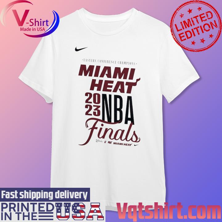 Youth Miami Heat Nike White 2023 NBA Playoffs Mantra T-Shirt