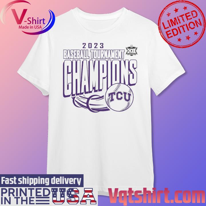 Champion Horned Frogs Baseball Short Sleeve T Shirt