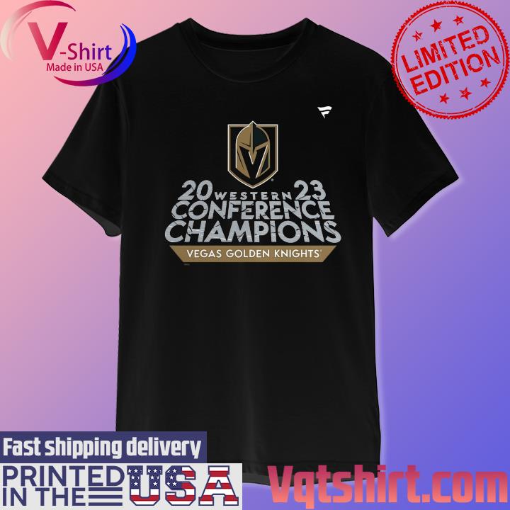 HOT!! Vegas Golden Knights 2023 Western Conference Champions Locker Room  T-Shirt