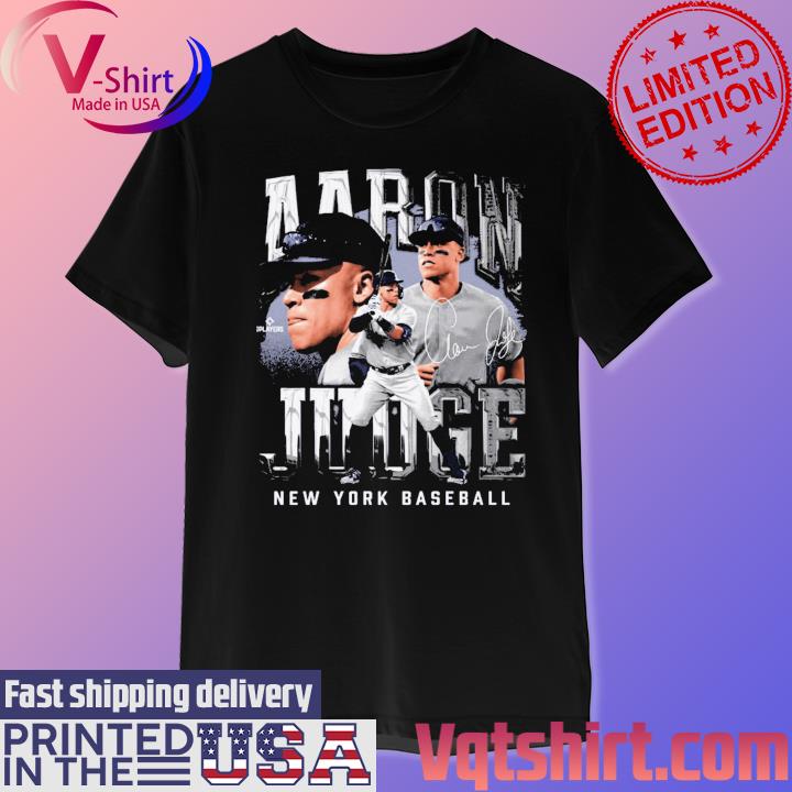 Aaron Judge New York baseball signature t-shirt, hoodie, sweater and long  sleeve