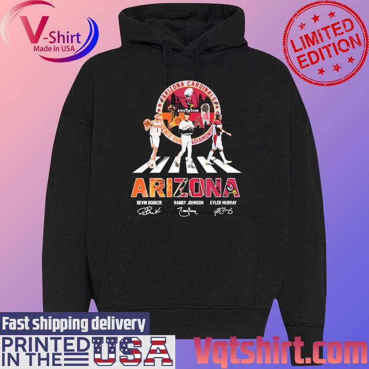 Arizona Sport Team Devin Booker Randy Johnson Kyler Murray abbey road  signatures shirt, hoodie, sweater, long sleeve and tank top