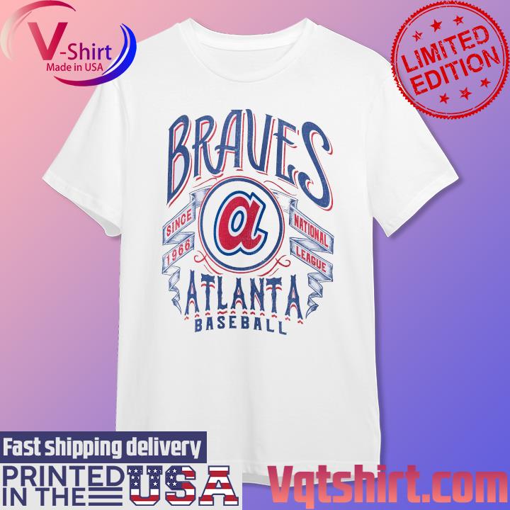 Atlanta Braves Darius Rucker Collection Distressed Rock T-Shirt