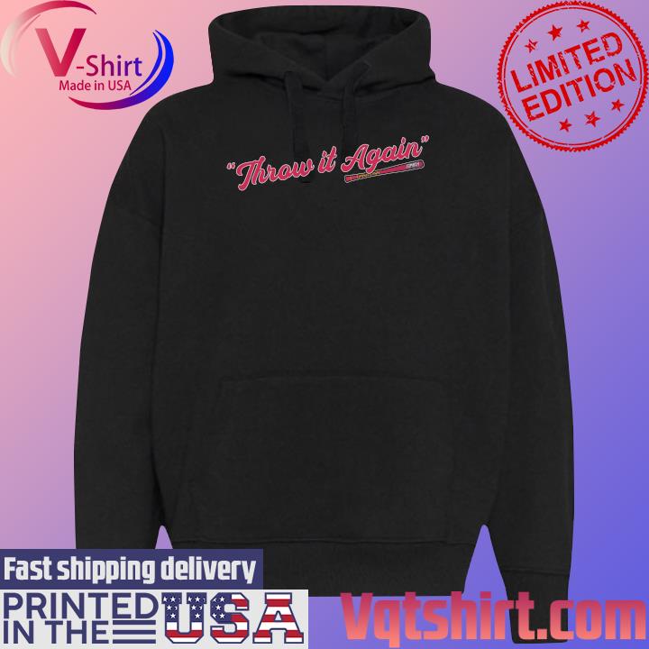 Atlanta Braves Throw It Again Crewneck Sweatshirt - Shibtee Clothing