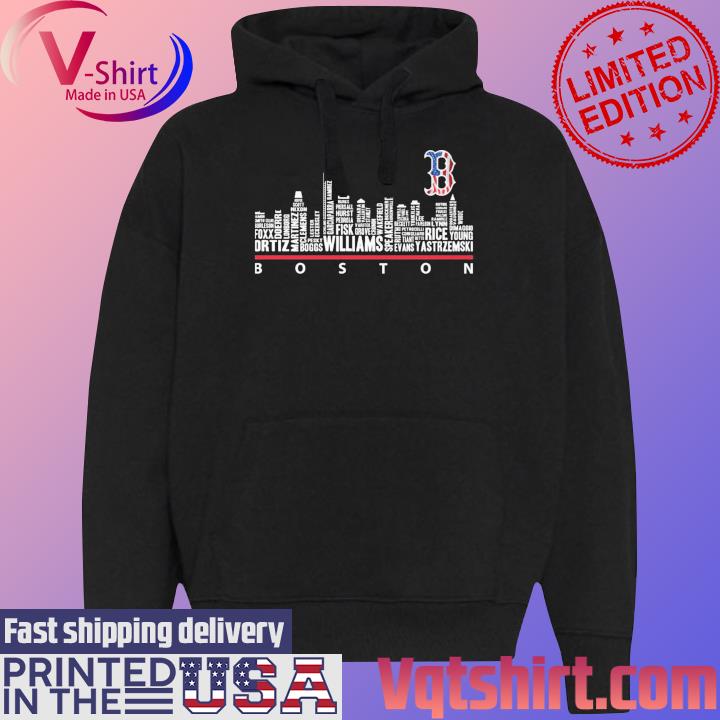 Boston Red Sox Skyline Player Names Shirt, hoodie, sweater, long