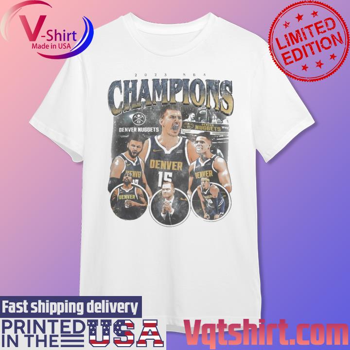 NBA Finals Champions Denver Nuggets Murray Jokic Porter Jr Blue Design Baseball  Jersey - T-shirts Low Price