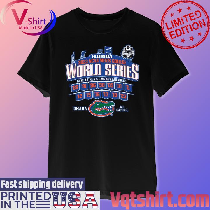 Florida Gators 2023 NCAA Men's Baseball College World Series shirt