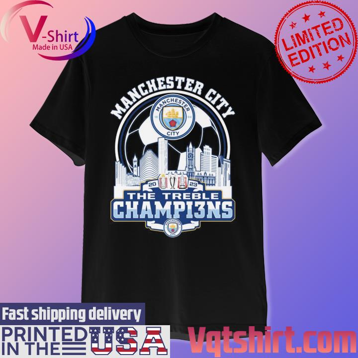 Manchester City 3-peat Premier League Champions T-shirt, Hoodie
