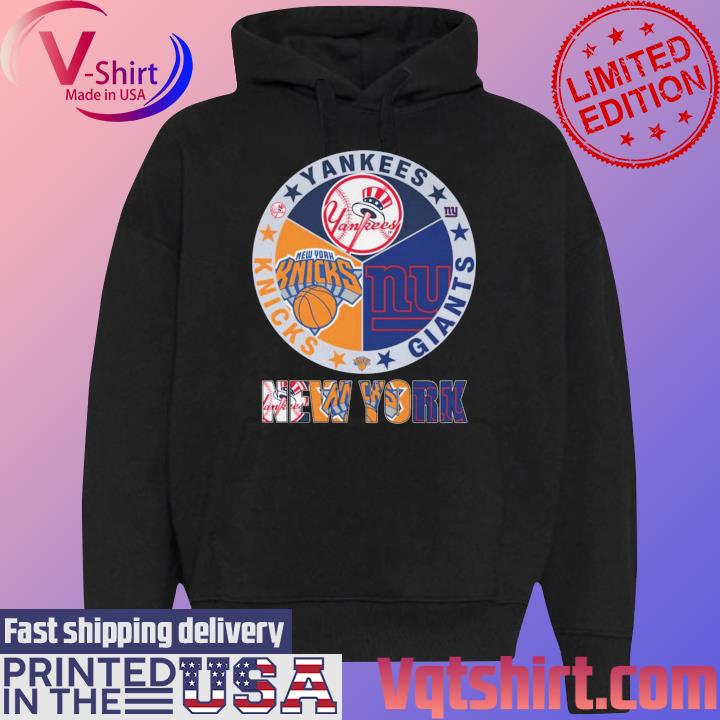 New York Sport Team Ny Yankees Ny Knicks And Ny Giants Shirt