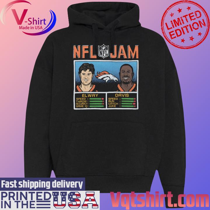 Nfl Jam Denver Broncos Elway And Davis Shirt - Shibtee Clothing