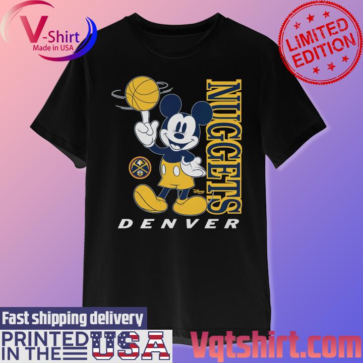 Denver Nuggets Junk Food Disney Mickey Squad NBA basketball shirt