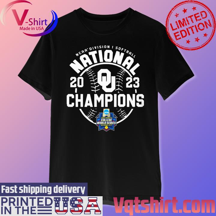 Men's Blue 84 Black Oklahoma Sooners 2022 NCAA Softball Women's College  World Series Champions Schedule T-Shirt