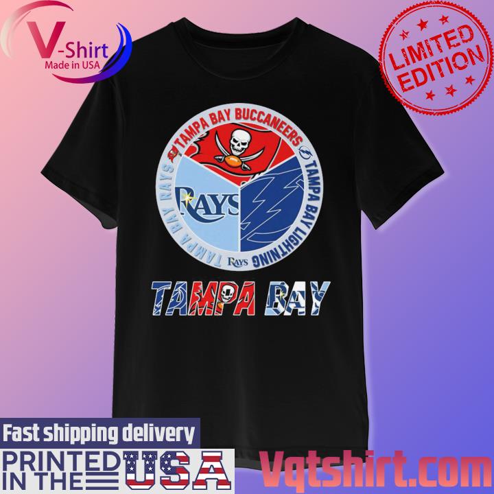 Tampa Rays Buccaneers Lightning logo shirt, hoodie, sweater, long
