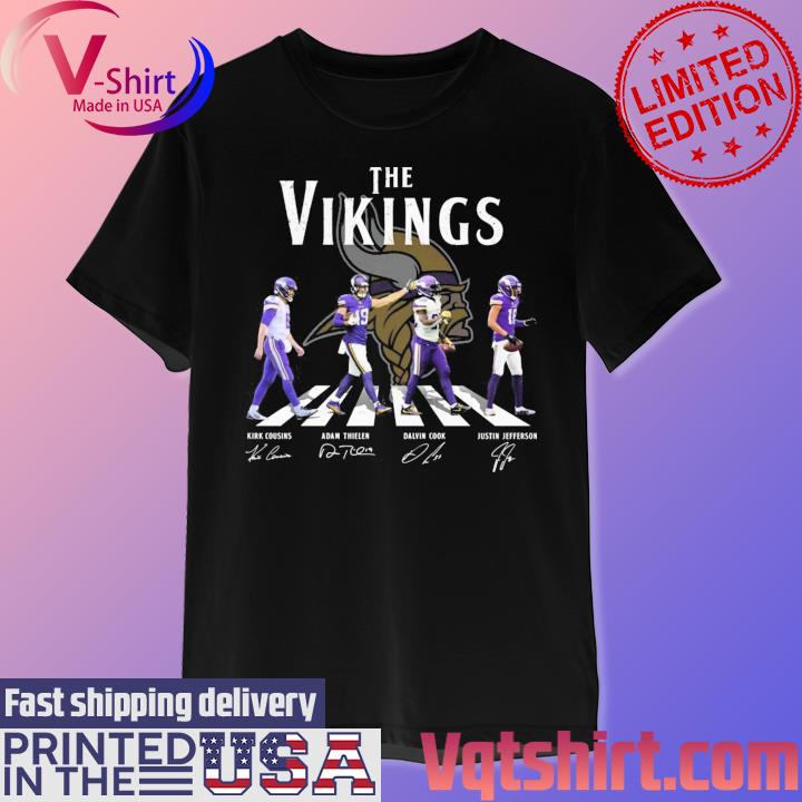 Minnesota Vikings Kirk Cousins Justin Jefferson And Dalvin Cook Signatures  Shirt, hoodie, sweater, long sleeve and tank top