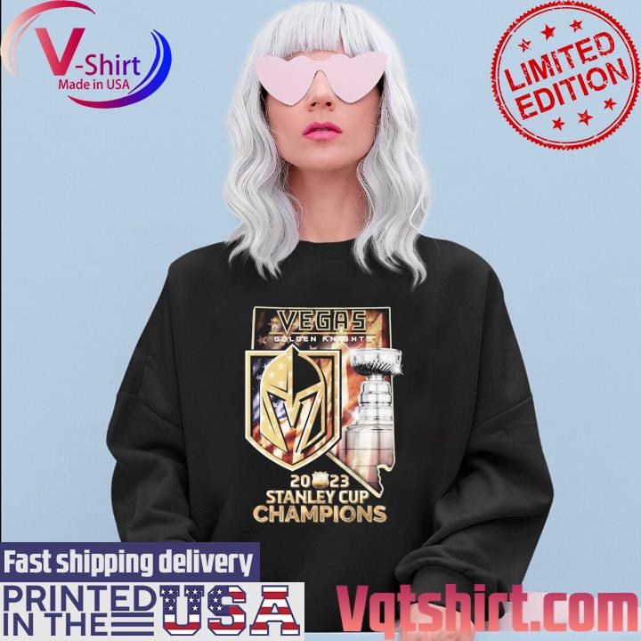 Vegas golden knights US flag 2023 stanley cup Champions shirt, hoodie,  sweater, long sleeve and tank top
