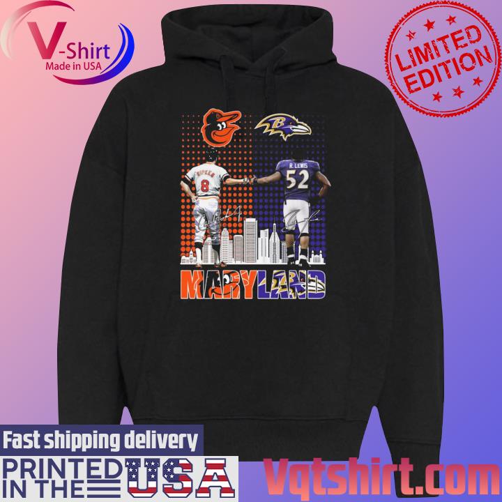 Cal Ripken and Ray Lewis Maryland signatures shirt, hoodie, sweater, long  sleeve and tank top