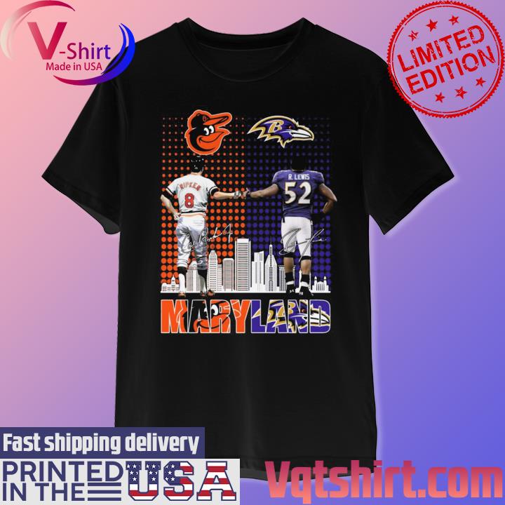 Cal Ripken and Ray Lewis Maryland signatures Shirt - Bring Your