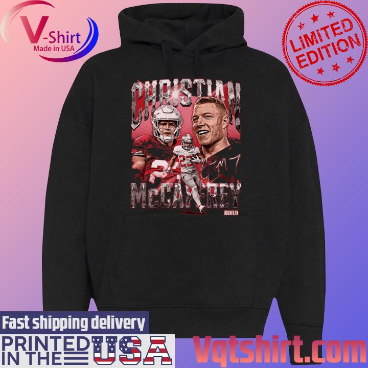 Christian McCaffrey San Francisco 49ers football signature Vintage shirt,  hoodie, sweater, long sleeve and tank top