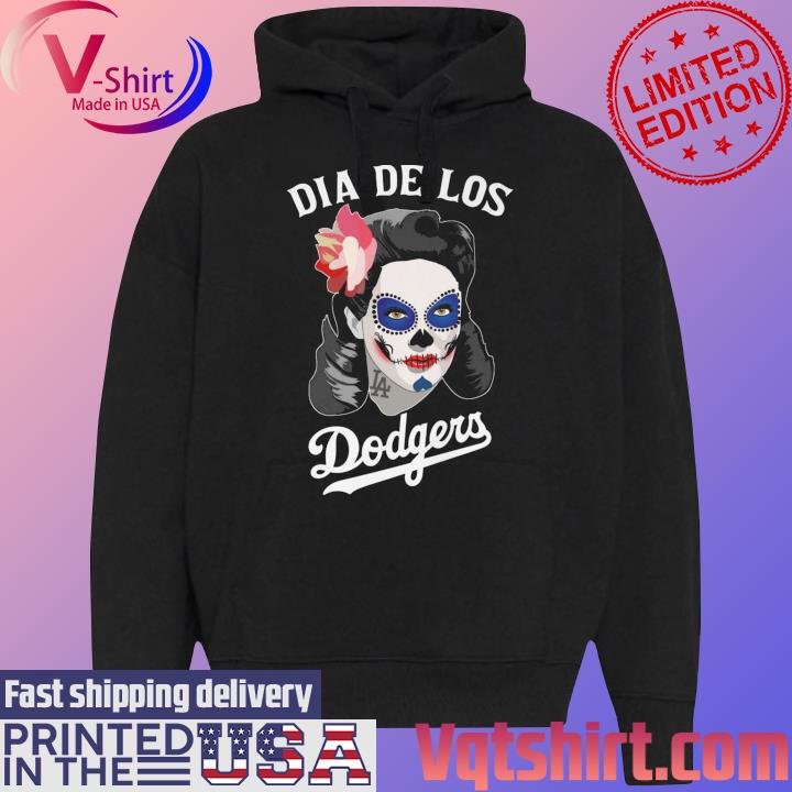Dia De Los Skull Women Los Angeles Dodgers shirt, hoodie, sweater, long  sleeve and tank top