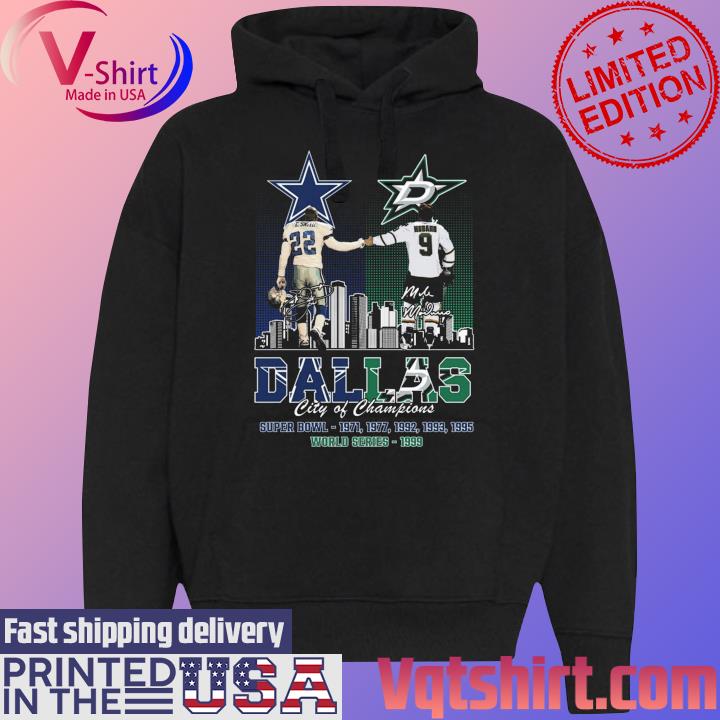 Emmitt Smith And Mike Modano Dallas City Of Champions Shirt