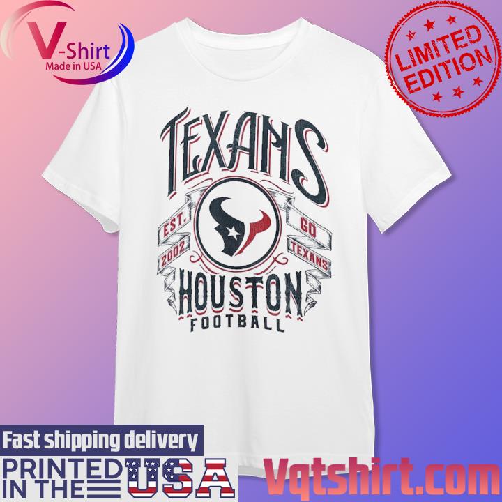 Houston Texans NFL x Darius Rucker Vintage Football T-Shirt