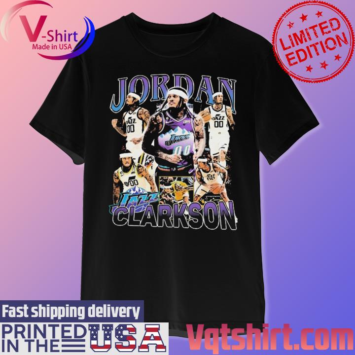Jordan Clarkson Utah Jazz NBA retro shirt, hoodie, sweater, long