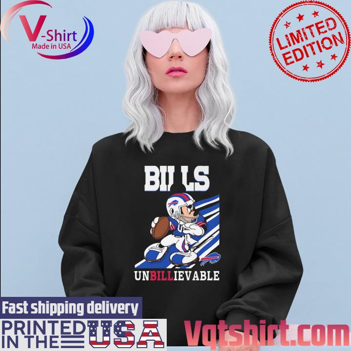 Mickey Mouse Buffalo Bills Unbillievable Shirt, hoodie, sweater, long  sleeve and tank top