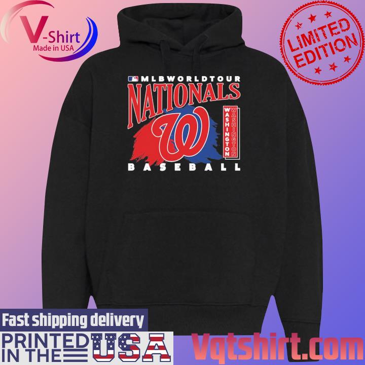 MLB World Tour Washington Nationals baseball logo 2023 shirt