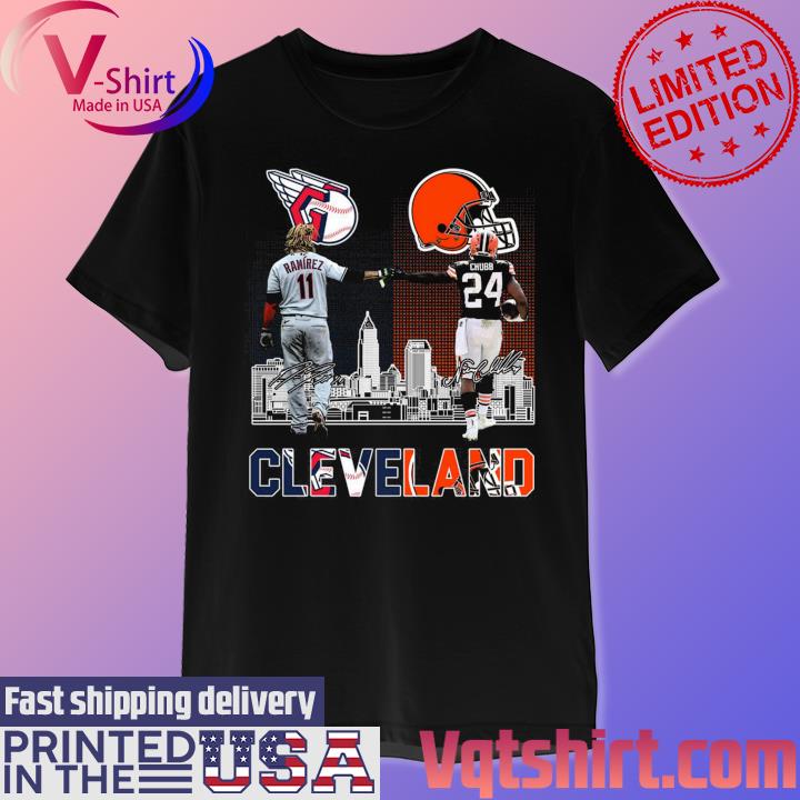 Nick Chubb Cleveland Browns signature poster shirt, hoodie