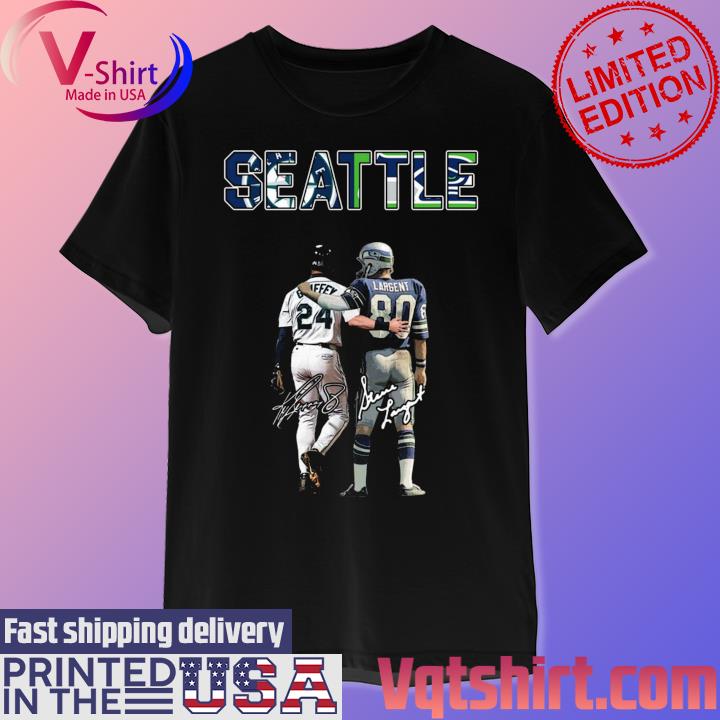 Seattle Ken Griffey Jr And Steve Largent Signature Shirt, hoodie, sweater,  long sleeve and tank top