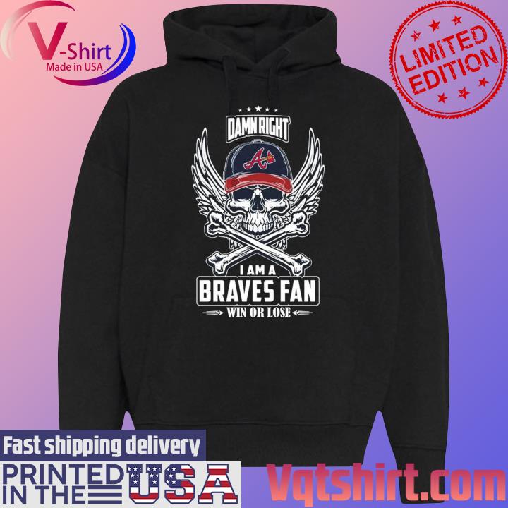 Skull Atlanta Braves For Life Shirt, hoodie, sweater, long sleeve and tank  top