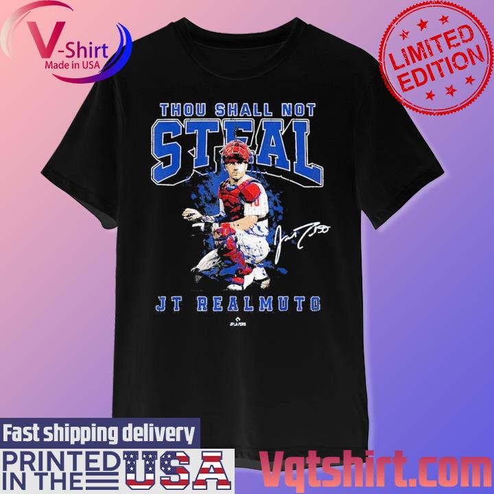 Steal Jt Realmuto signature shirt, hoodie, sweater, long sleeve and tank top