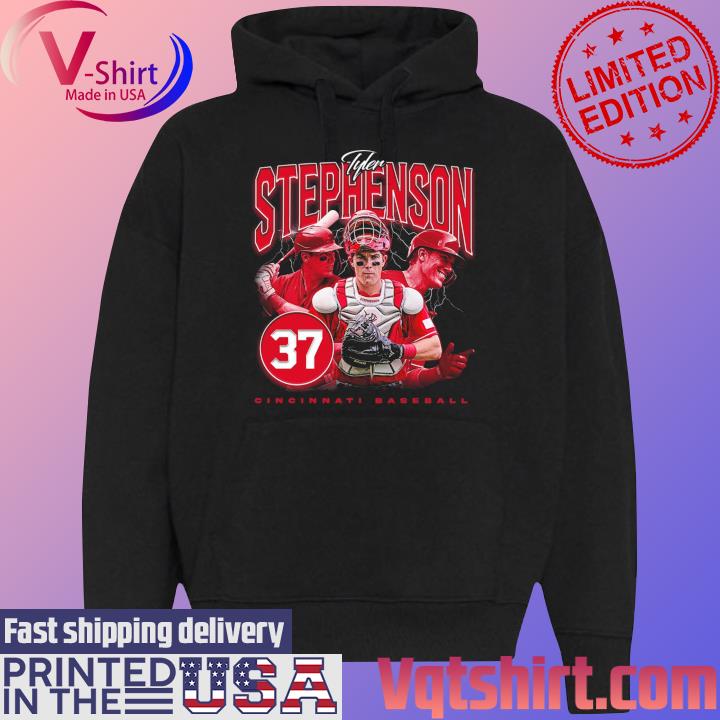 Tyler Stephenson Cincinnati Reds lightning retro shirt, hoodie, sweater,  long sleeve and tank top