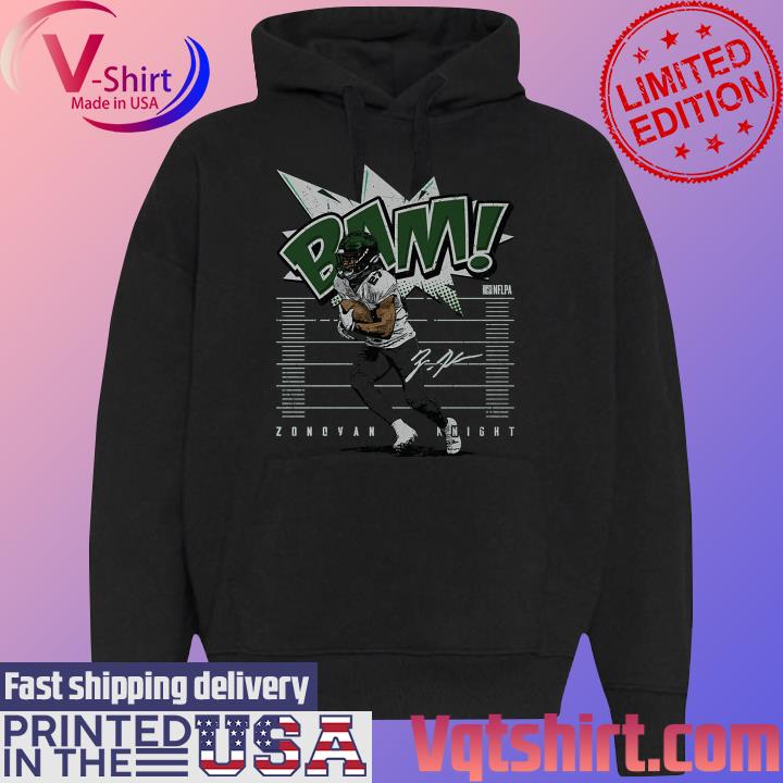 Zonovan Knight New York Jets BAM Field signature shirt, hoodie, sweater,  long sleeve and tank top