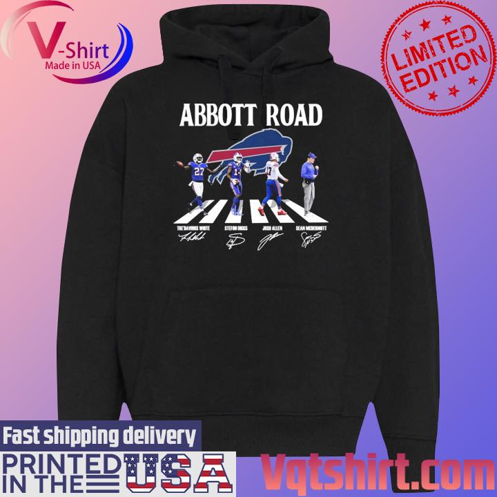 Official Buffalo Bills Abbott Road Abbey Road Signatures Shirt, hoodie,  tank top, sweater and long sleeve t-shirt