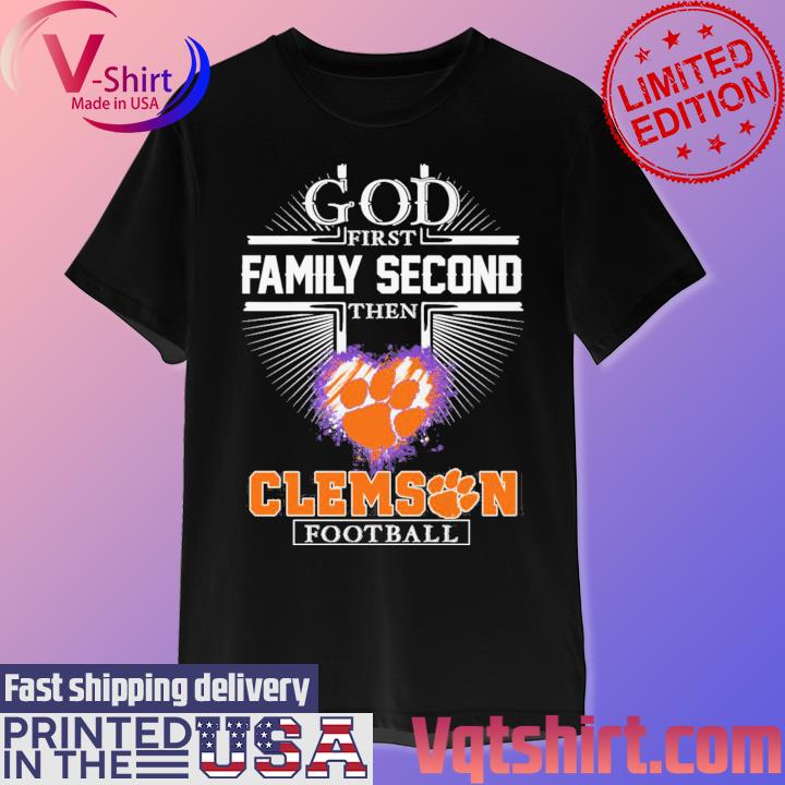 God First Family Second Then Detroit Tigers Baseball Shirt, hoodie, sweater  and long sleeve