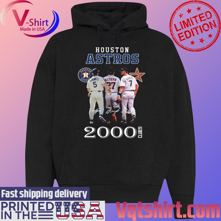 Official jose altuve 2000 hits houston T-shirt, hoodie, sweater, long  sleeve and tank top