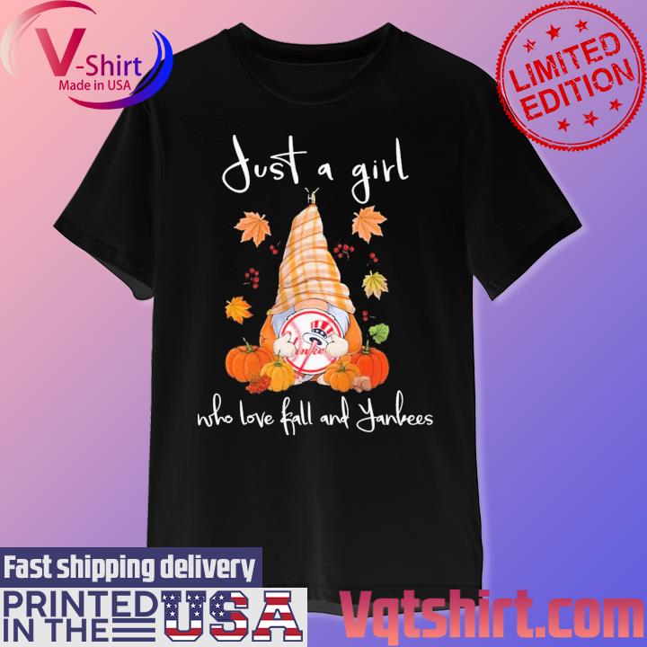 Vqtshirt - Just A Girl Who Love Ball And Yankees Halloween Shirt -  Myluxshirt News